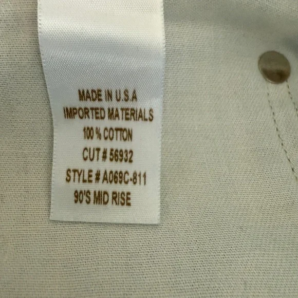 AGOLDE 90’s Mid Rise Button Fly Distressed Jeans, Size 31 - Picture 12 of 14